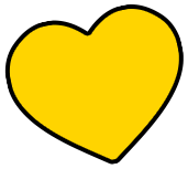 Yellow heart